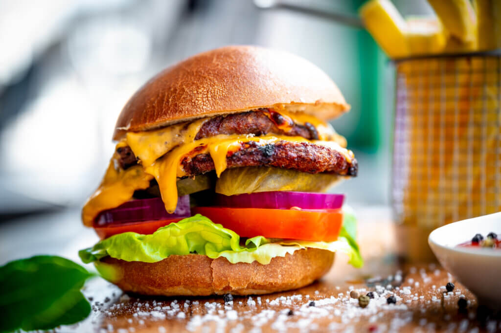 Leckerer Burger